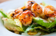 Salad with Chili-Garlic Shrimp