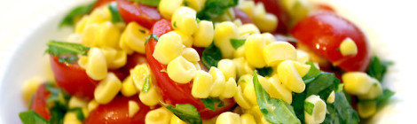 Corn, Tomato, and Basil Salad