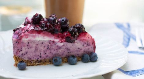 No-Bake Blueberry Cheesecake