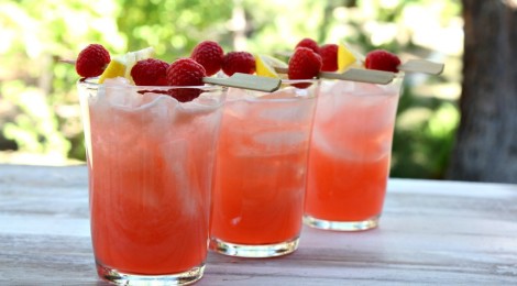 Raspberry Lemonade Coolers