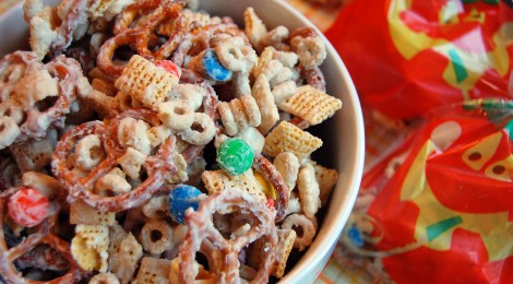 Chocolate Covered Chex Mix