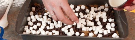 Choco Marshmallow Squares