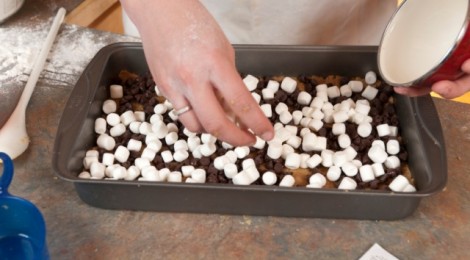 Choco Marshmallow Squares