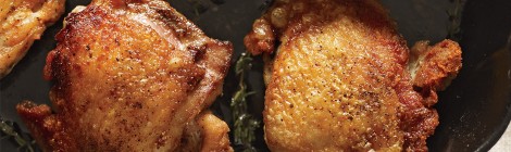 Pan-Roasted Chicken Thighs