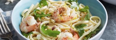 Linguine with Shrimp and Lemon Oil