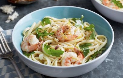 Linguine with Shrimp and Lemon Oil