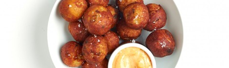 Tater Tots with Spicy Mayonnaise