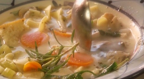 Thick Chicken Noodle Soup